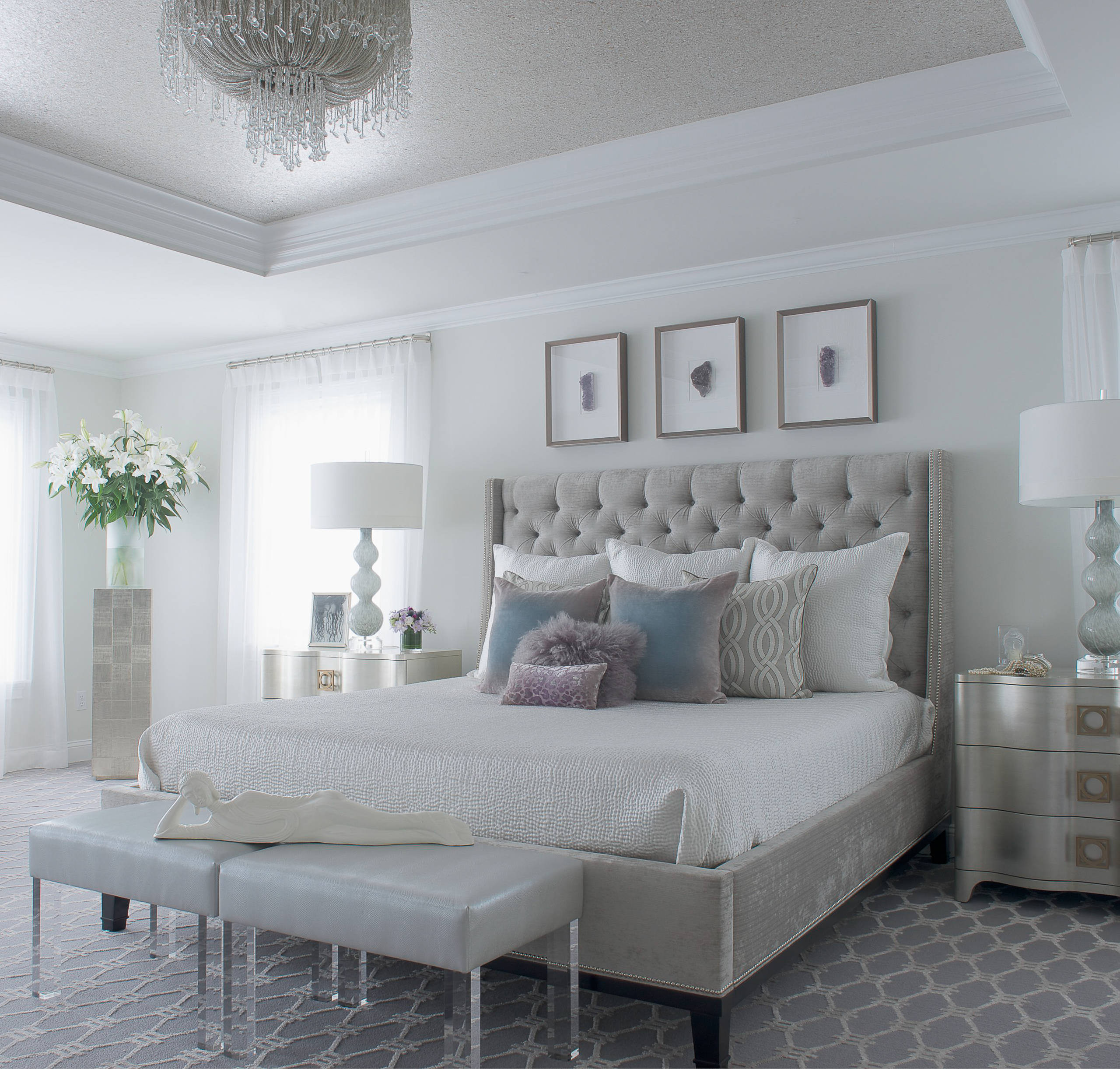 Mirrors Above Nightstands - Photos \u0026 Ideas | Houzz, image size:2560x2442