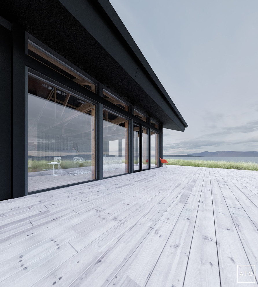 Пристройка к дому на финском заливе