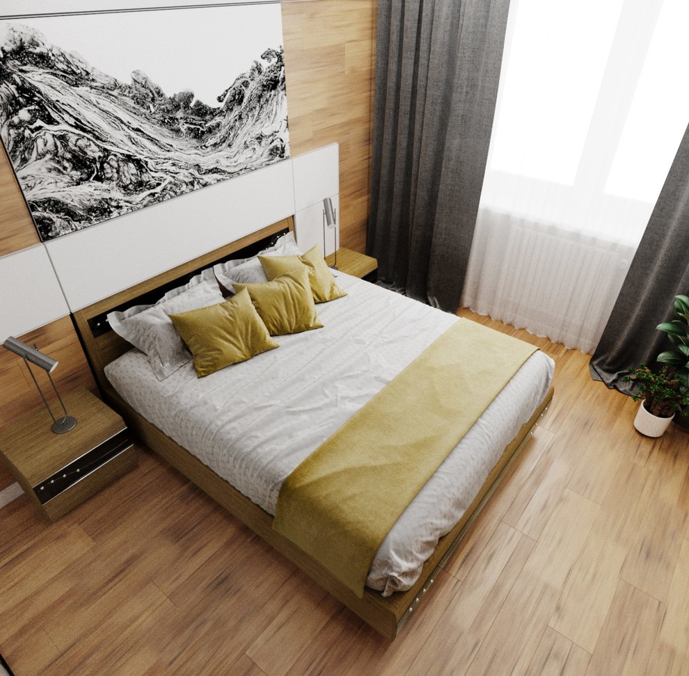 Дизайн проект в ЖК "120 Квартал" в экомини стиле