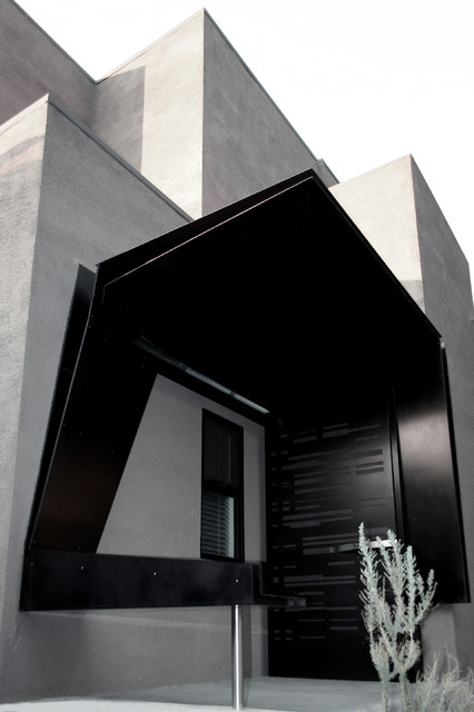 entrance canopy  Modern  Entry Los Angeles by Dom n Ltd 