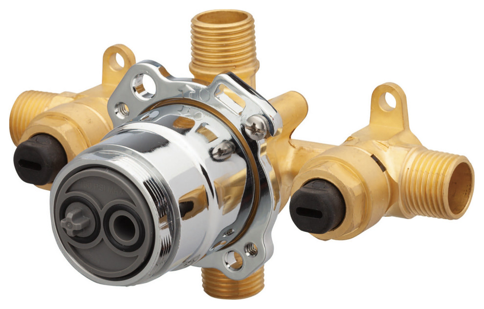 Treysta Tub & Shower Valve Horizontal Inputs WITH Stops IPS/Sweat