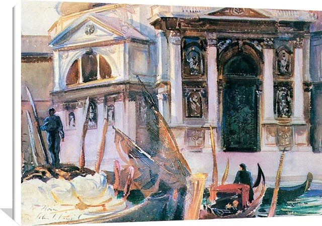 John Singer Sargent Watercolor Reproductions Venice La Salute Fine Art Print