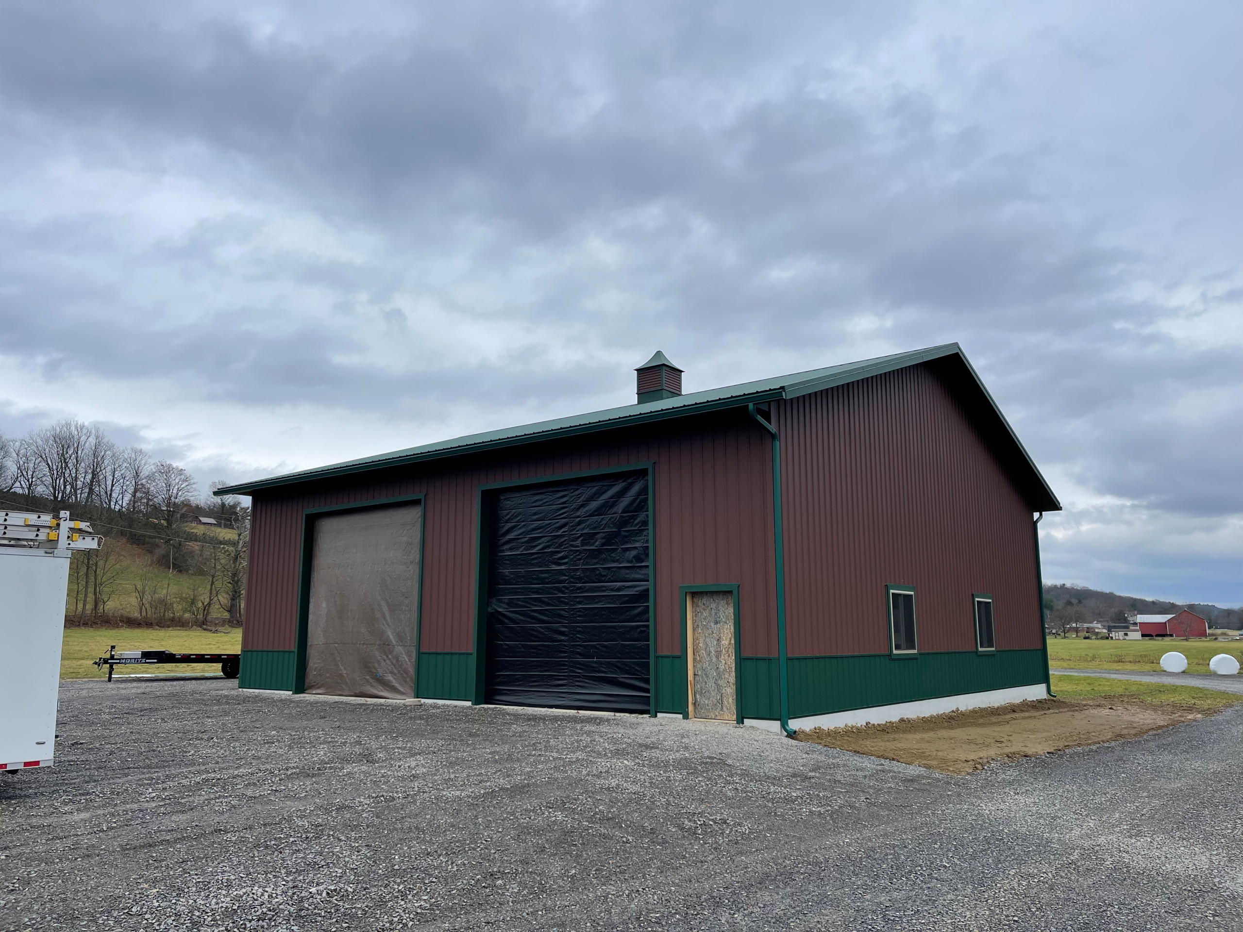 Workshop and garage