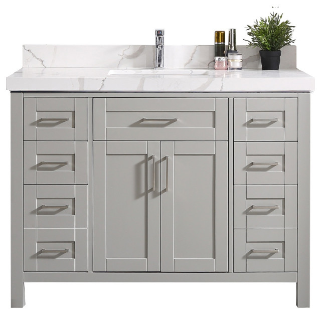 Willow Collections Cambridge Bathroom Vanity Set Transitional