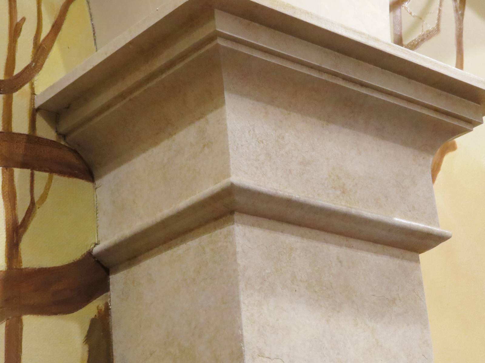 имитация камня в интерьере