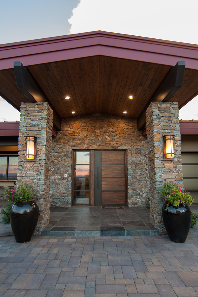 Photo of a transitional entryway in Phoenix.