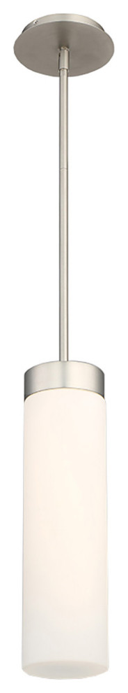 WAC Lighting PD-26616-35 Elementum 5"W LED Mini Pendant - Satin Nickel
