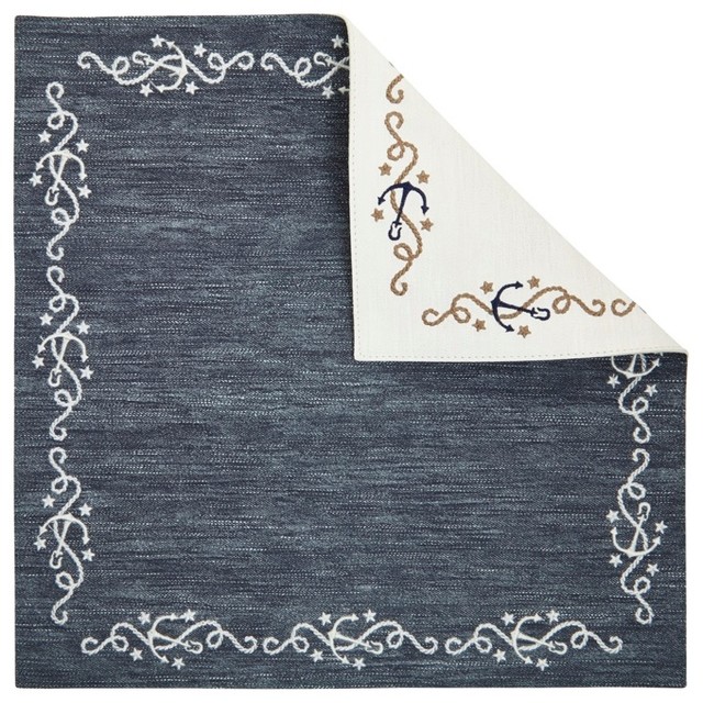 Set of 2 Kiyasa Handmade Faux Leather Rectangular Placemat White