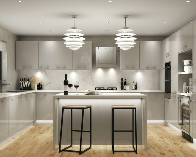 Glencoe Cashmere Modern Kitchen Contemporary Kitchen