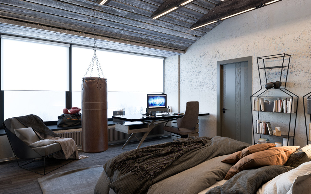 КОМНАТЫ В СТИЛЕ " БРУТАЛЬНЫЙ ЛОФТ"