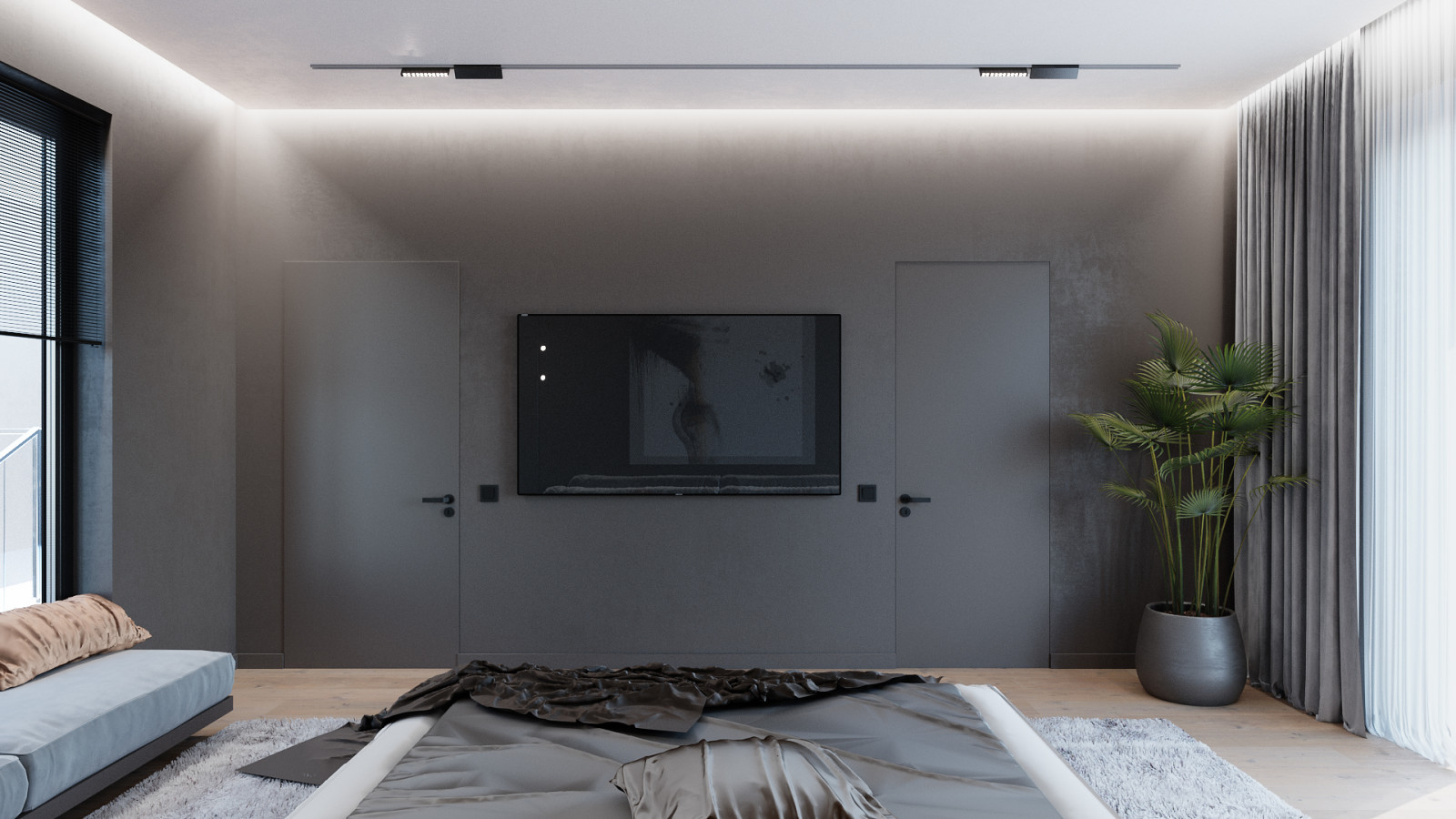 Дом в бежевых тонах