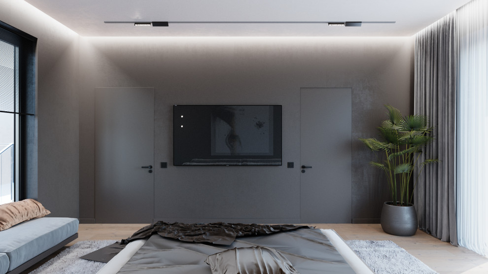 Дом в бежевых тонах