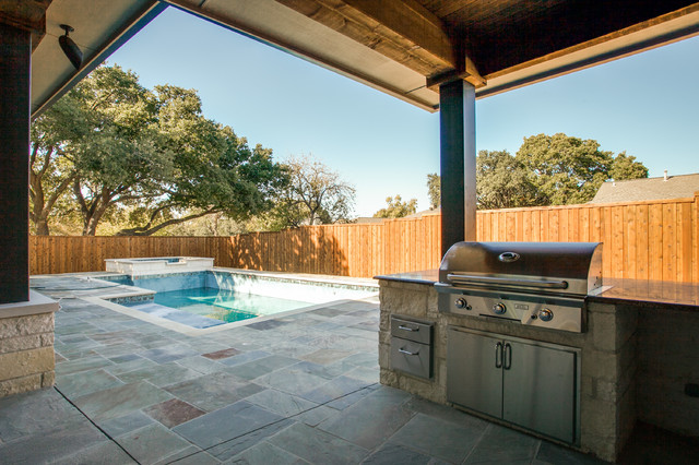 Stonebridge Transitional contemporary-patio