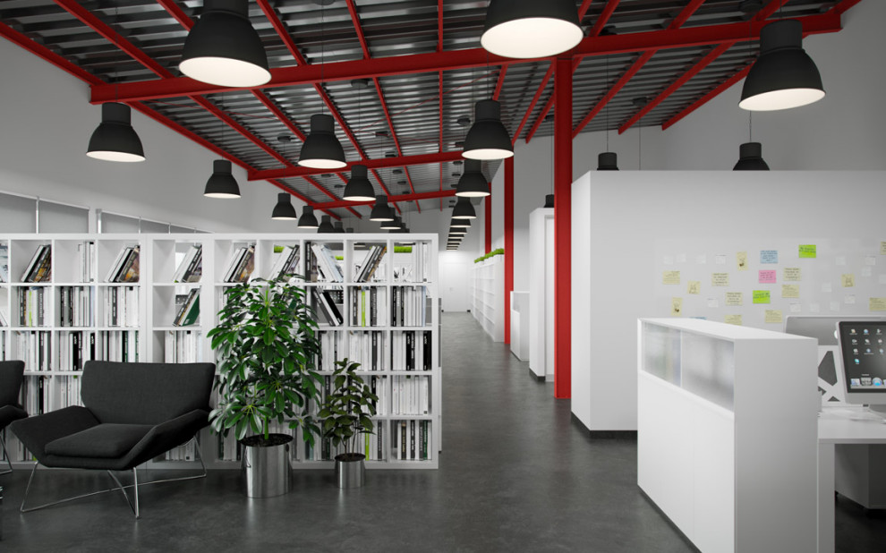 White Red office