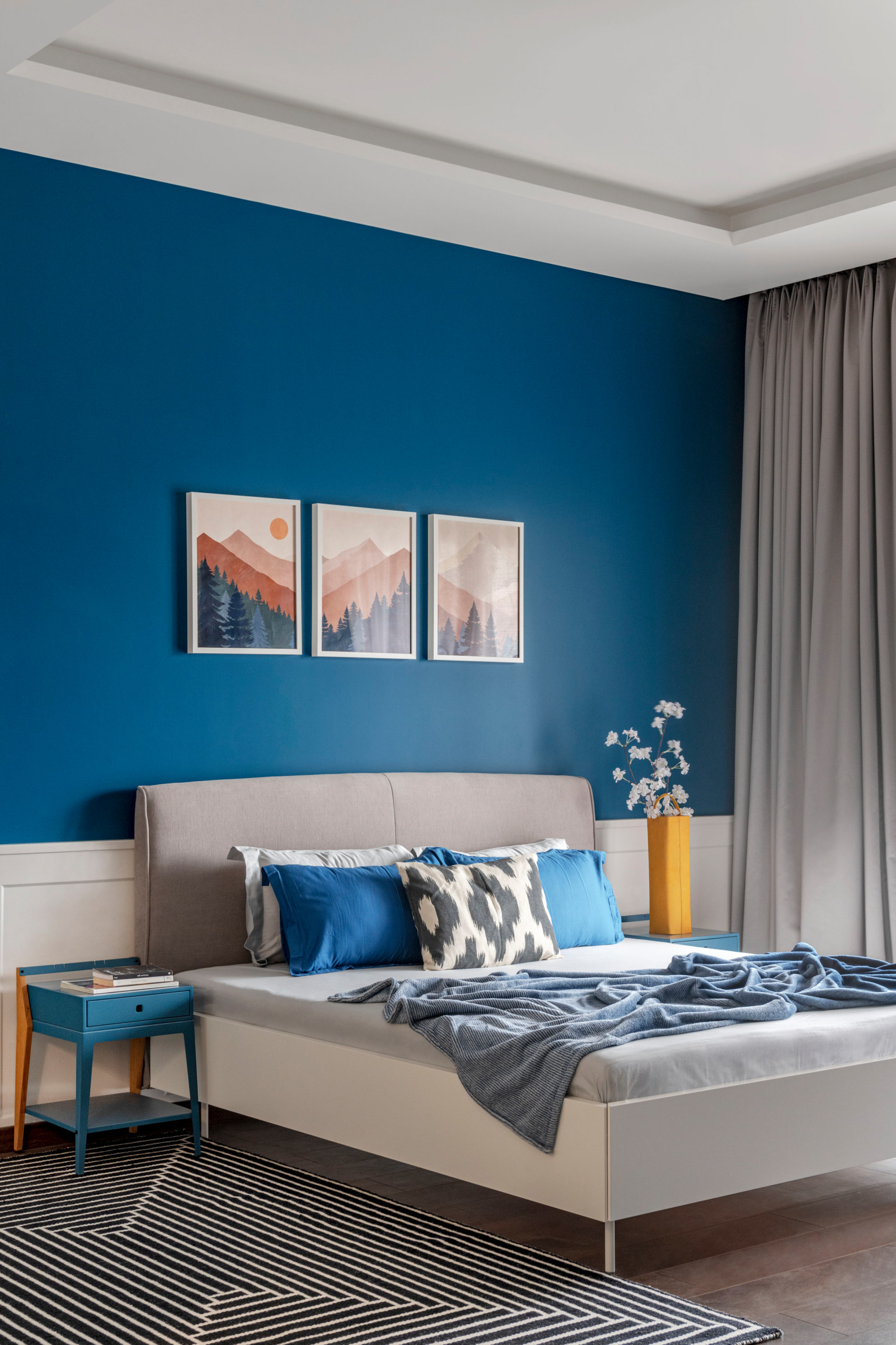 75 schlafzimmer in blau ideen & bilder | houzz