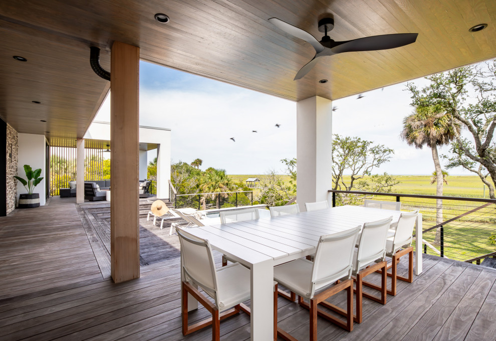 Island organic modern - Beach Style - Deck - Charleston - by ...