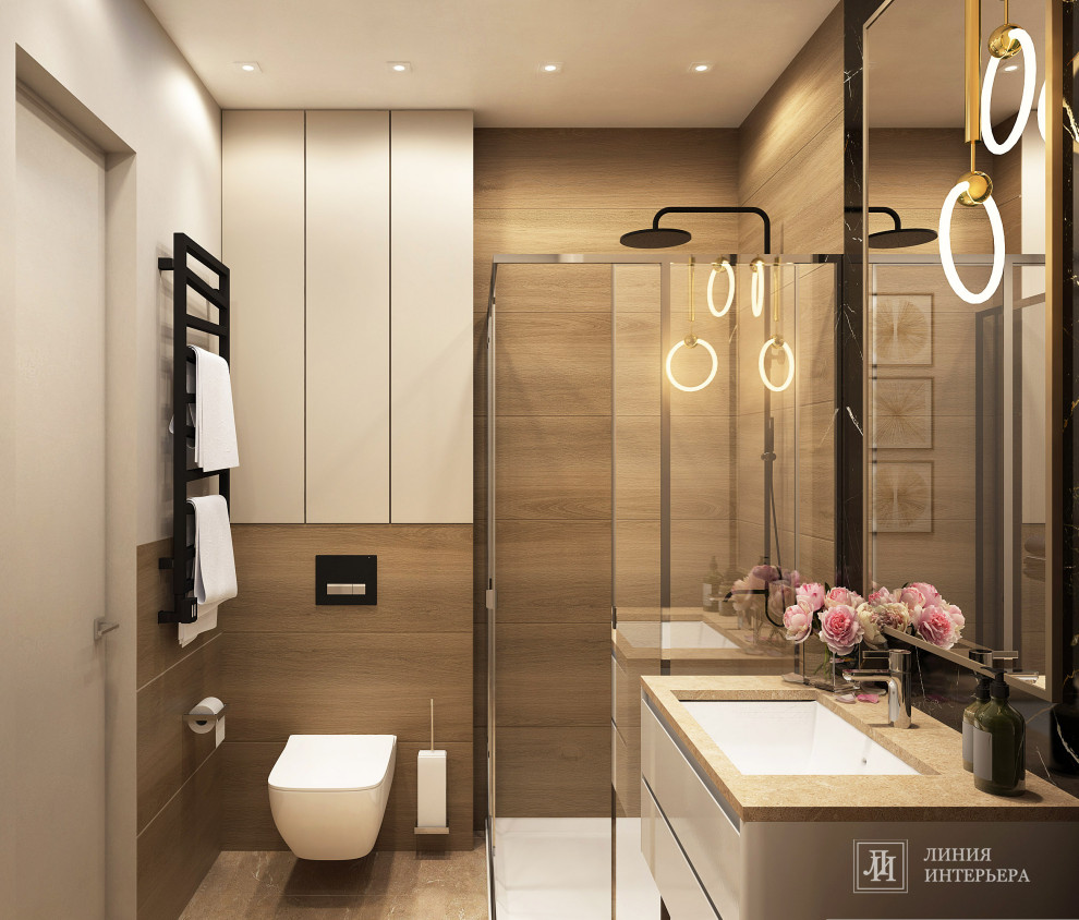 Дизайн интерьера 3-х комнатной квартиры в ЖК Триколор