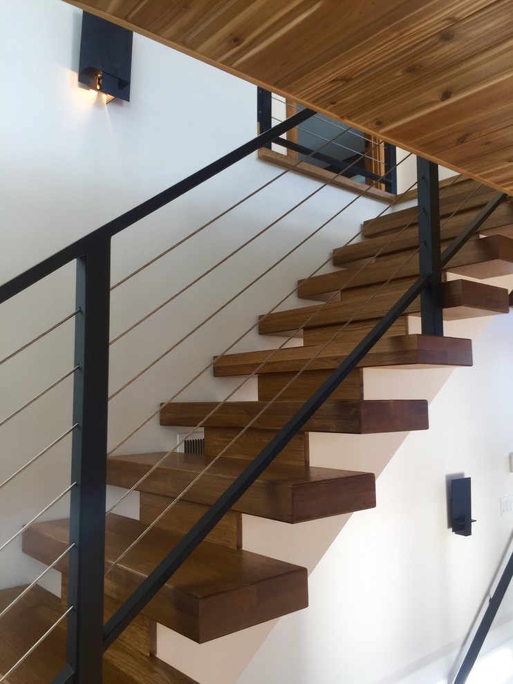 Inspiration for a modern staircase in Salt Lake City.