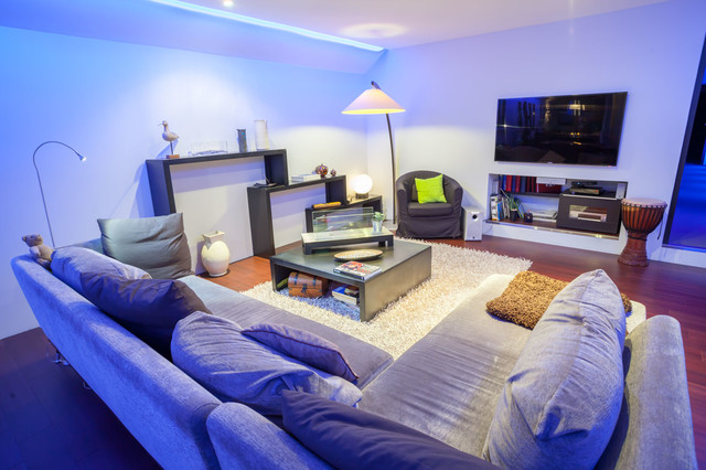 P&eacute;niche en ville modern-wohnzimmer