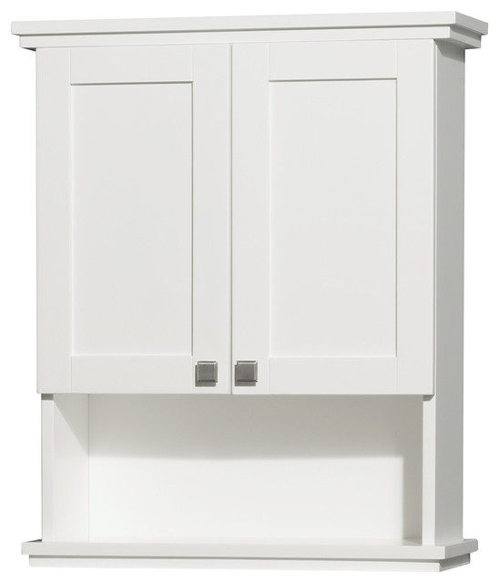 Acclaim Solid Oak Bathroom Wall Mounted Storage Cabinet Wyndham Collection Wccg8000wc Acclaim 25 Wall Mounted Bathroom Cabinet