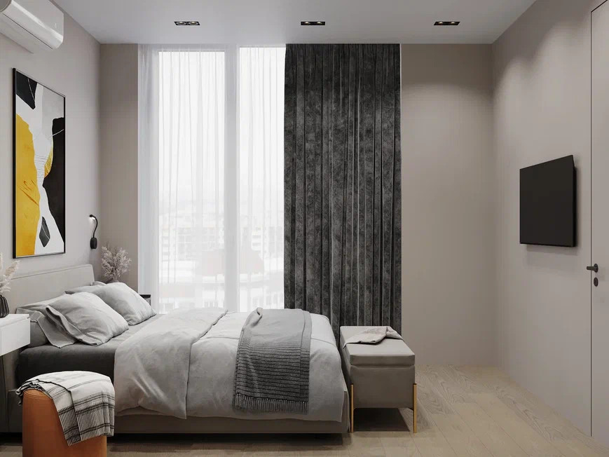 Красивая квартира эконом класса в современном стиле