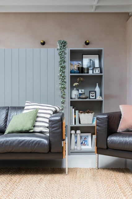 Victorian Dairy Conversion industrial-living-room