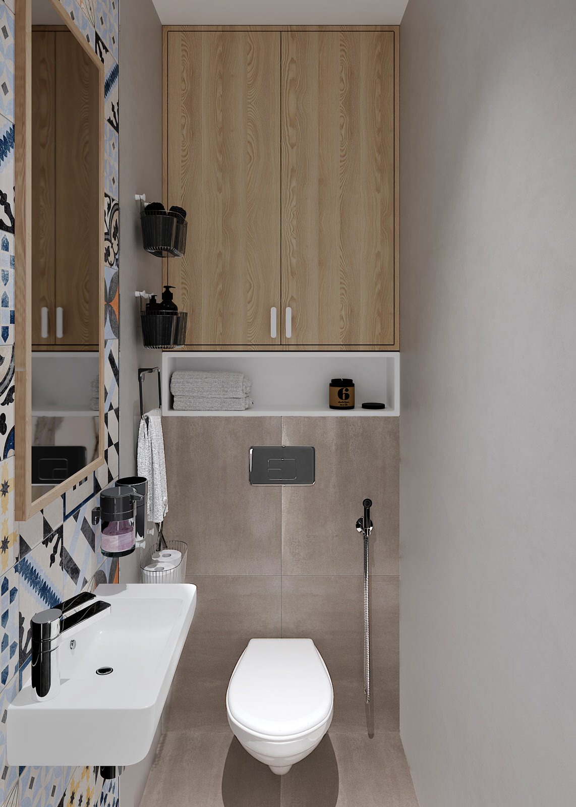 Интерьер в природной гамме для семьи с двумя детьми