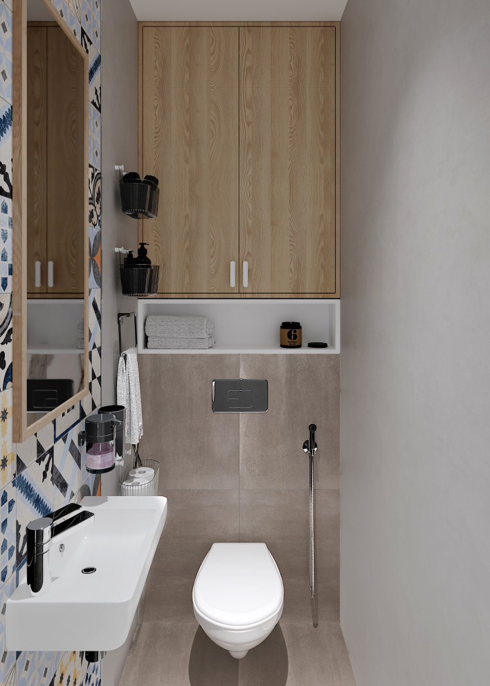 Интерьер в природной гамме для семьи с двумя детьми