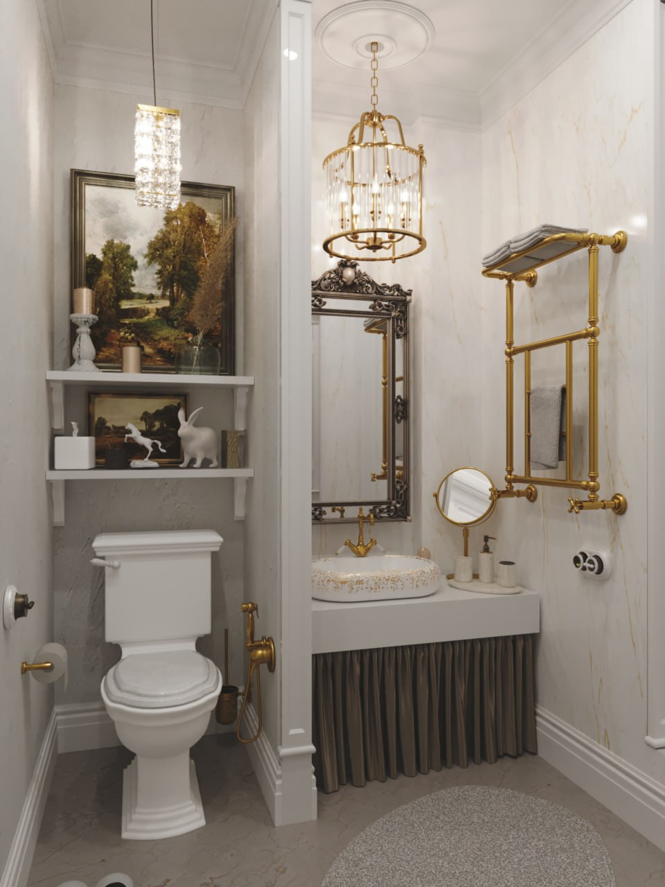 Мягкий интерьер  с деталями.