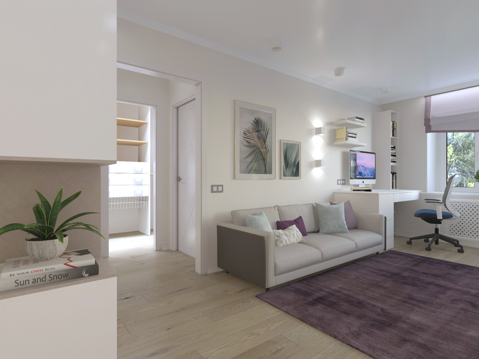 светлая квартира