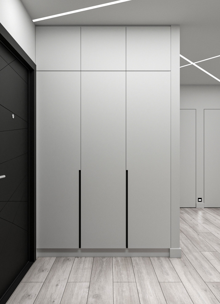 Минималистичная квартира с перетекающими гармоничными пространствами.