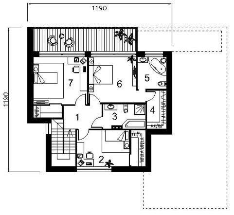 Проект дома Кипр