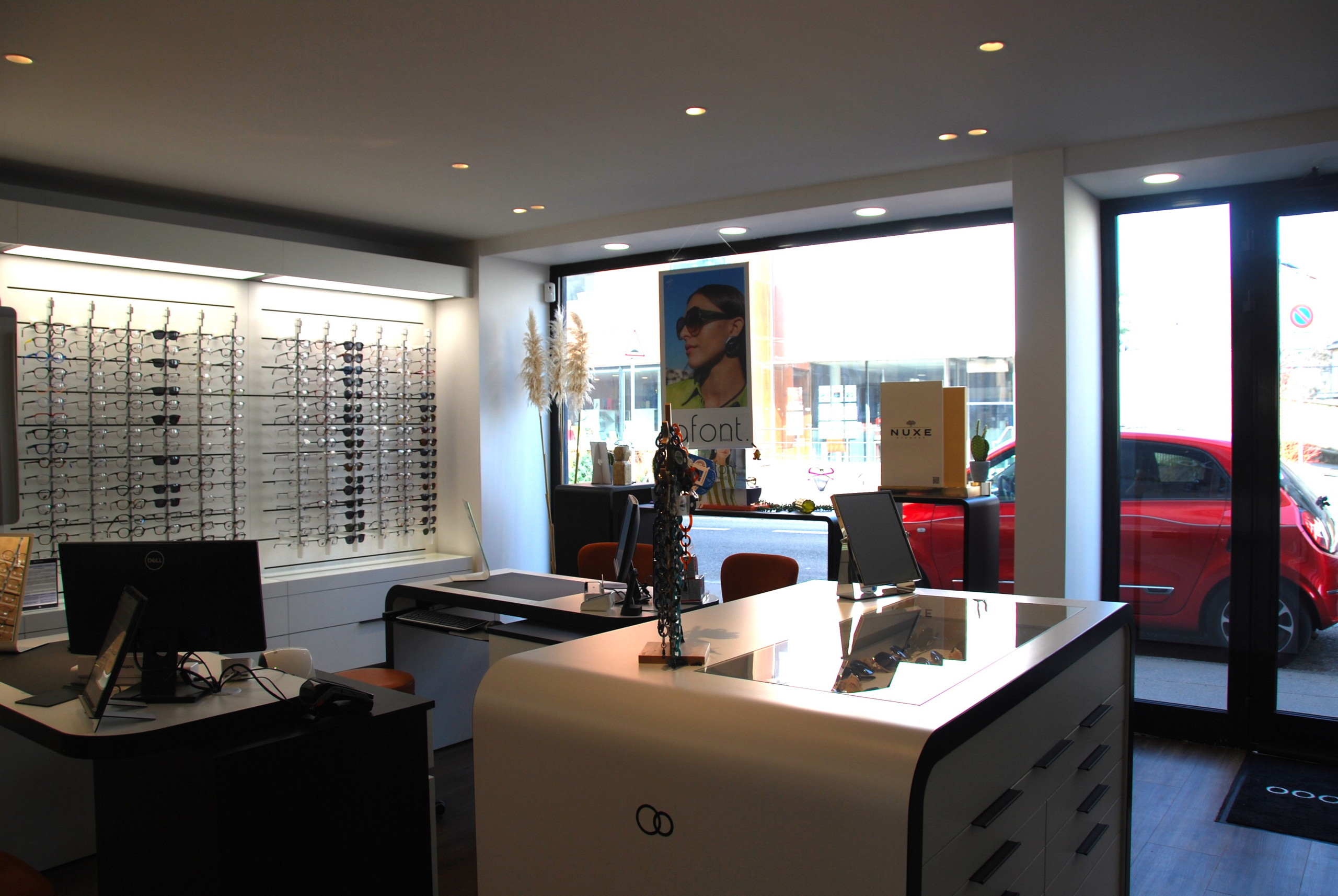 Rénovation complète d'une boutique d'optique
