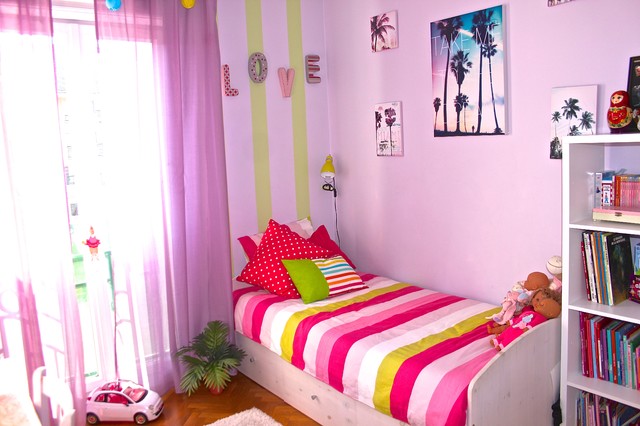 Chambre Fille Rose Tropical Paris By Tb Home Deco Houzz Uk