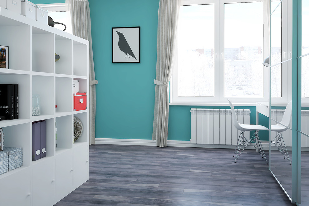 Дизайн-проект квартиры в Москве.  Общая площадь 49 m2