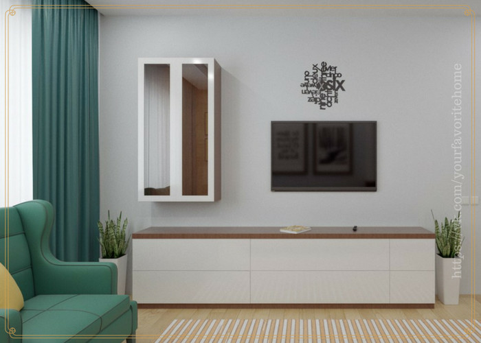 Интерьер комнаты 18 кв.м.