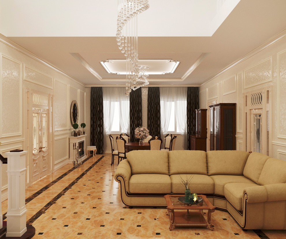 Дизайн интерьера коттеджа в Киеве 150 кв.м