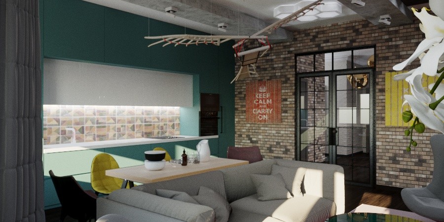 Городской лофт, для городских жителей