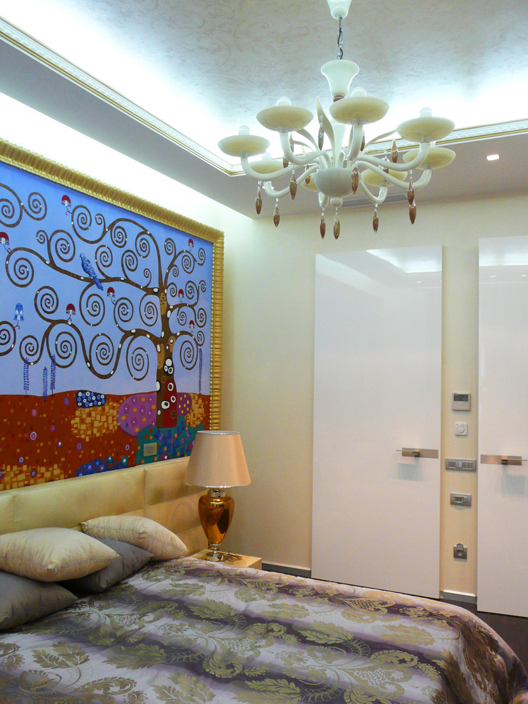 Квартира в современном стиле с элементами ар-деко в Москве