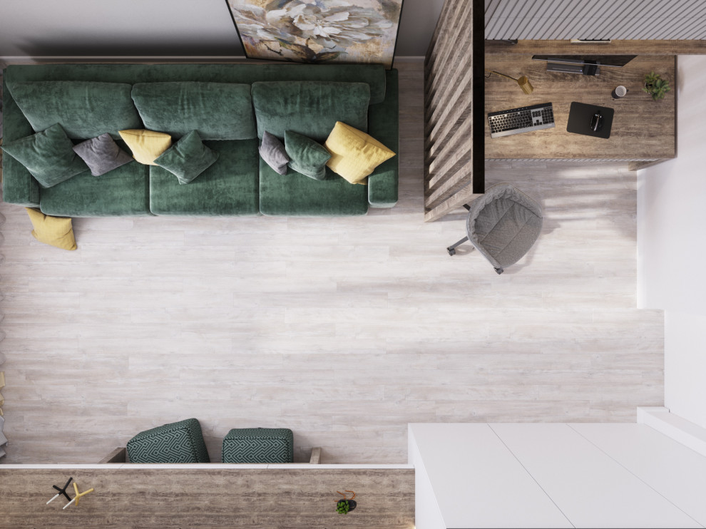 Гостиная вид сверху