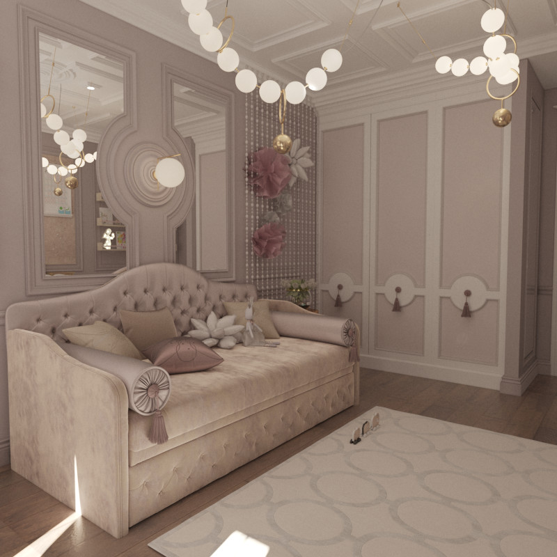 Двухкомнатная квартира в классическом стиле