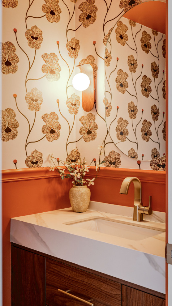 Bold & Beautiful Powder Room