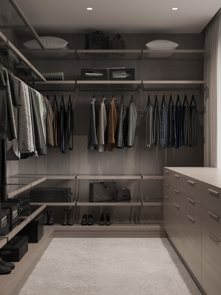 Хозяйская спальня с гардеробной, 25 кв.м