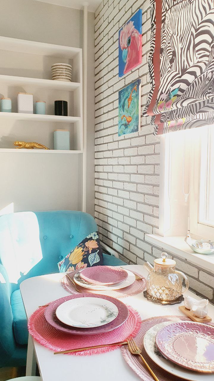 Квартира с яркими акцентами