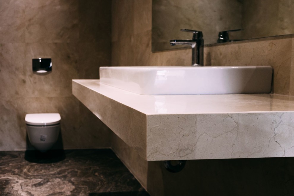 Санузел главного инженера в бизнес центре класса А+