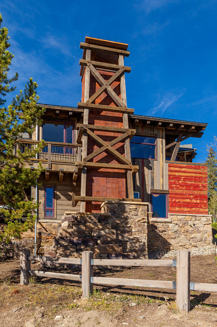 Peak Point rustic-house-exterior
