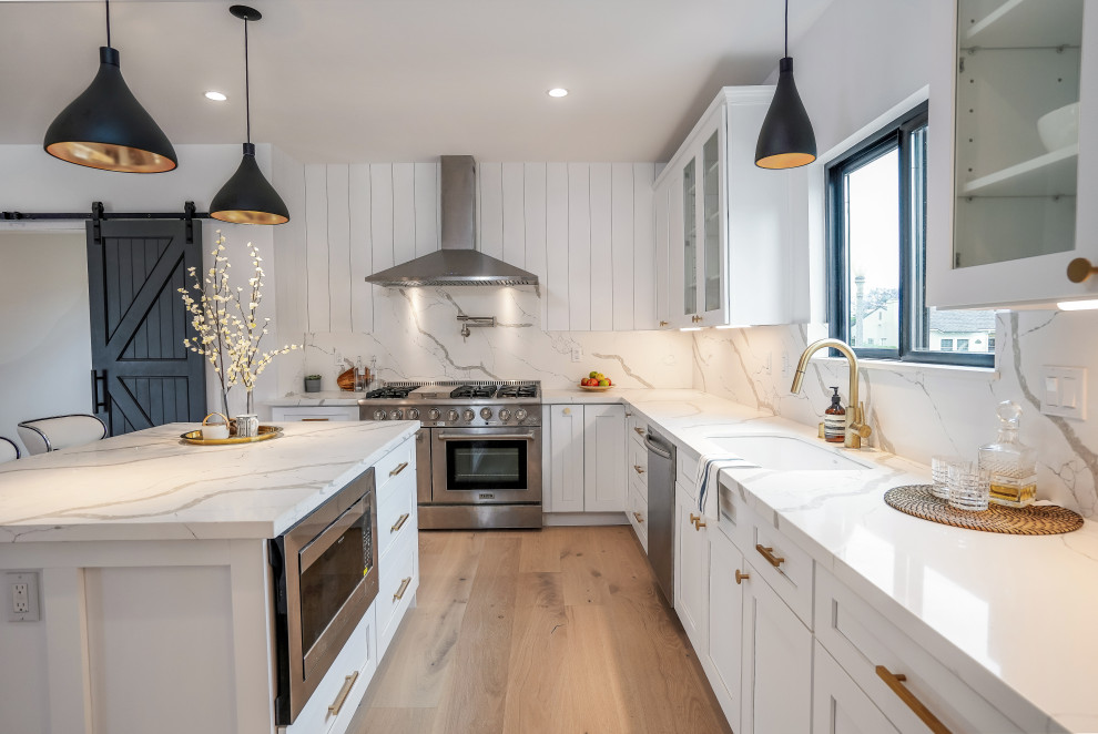 Westchester Farmhouse - Farmhouse - Kitchen - Los Angeles - by Hamilton ...