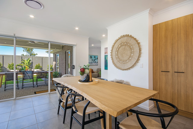 Aura Display Home - Cottontree coastal-dining-room
