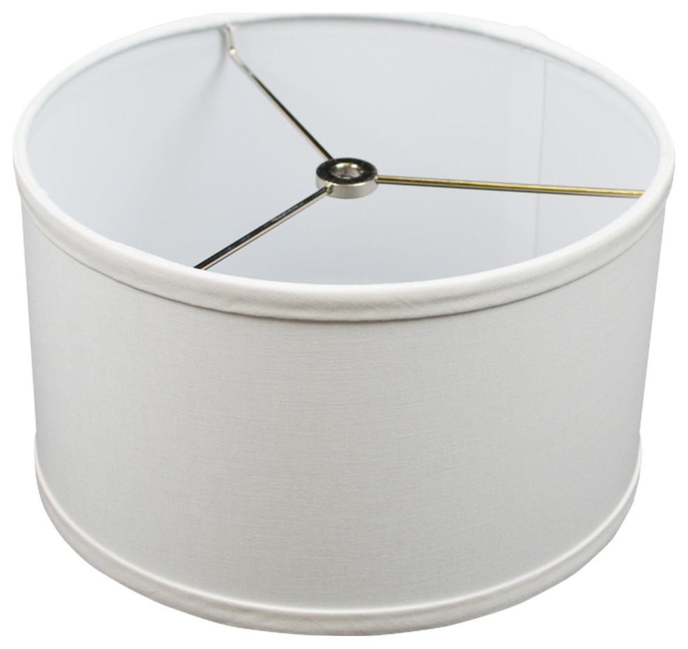 Fenchel Shades 10"x10"x6" Spider Attachment Drum Lamp Shade