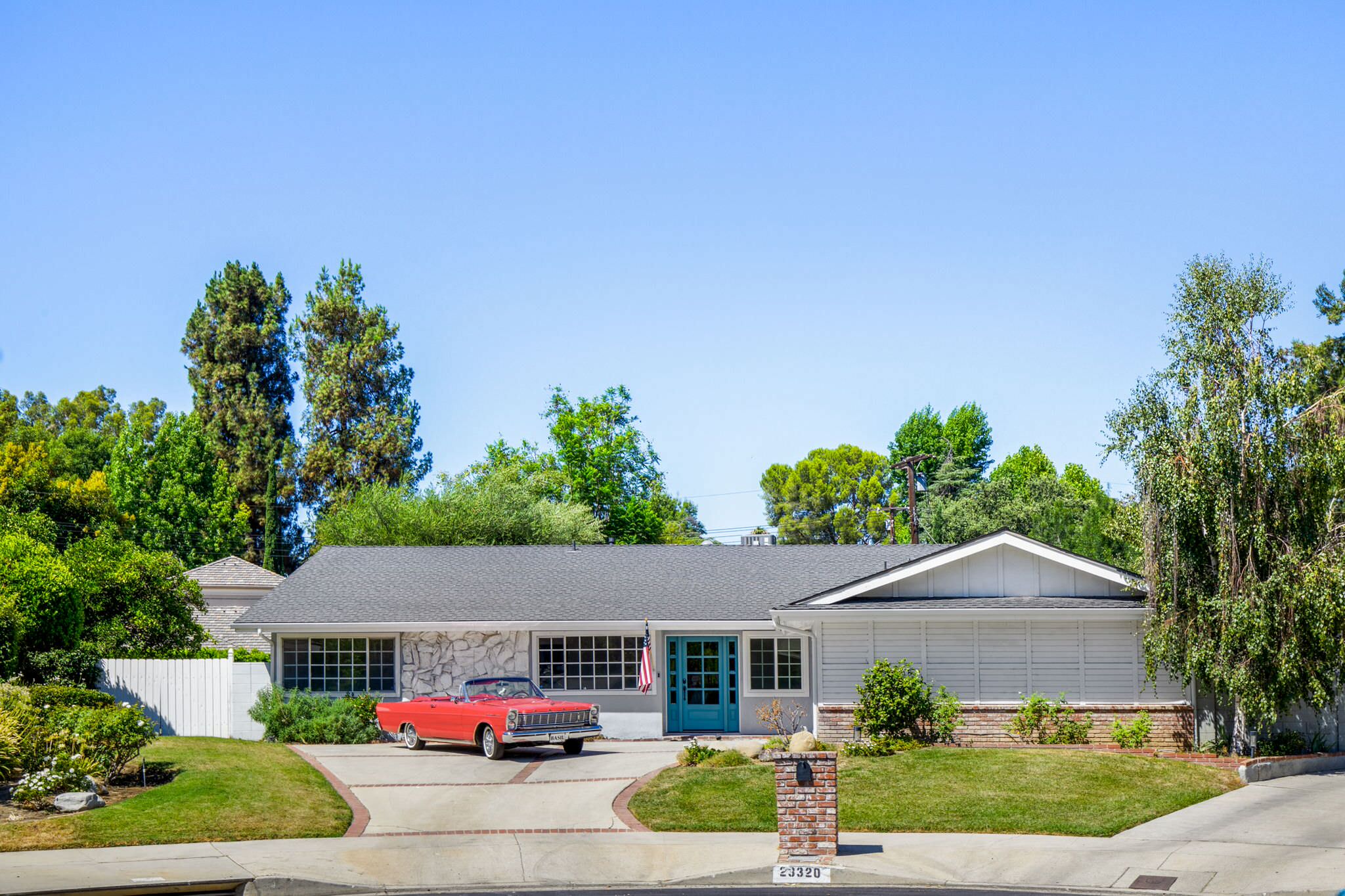 Suburban home exterior
